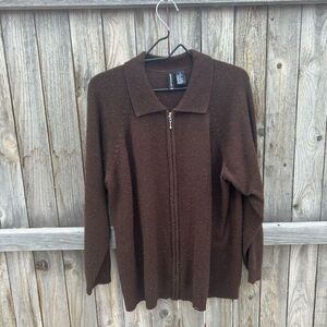 Vintage Jason Maxwell sweater collared long sleeve size XL